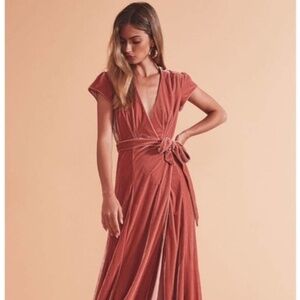 Velour gown